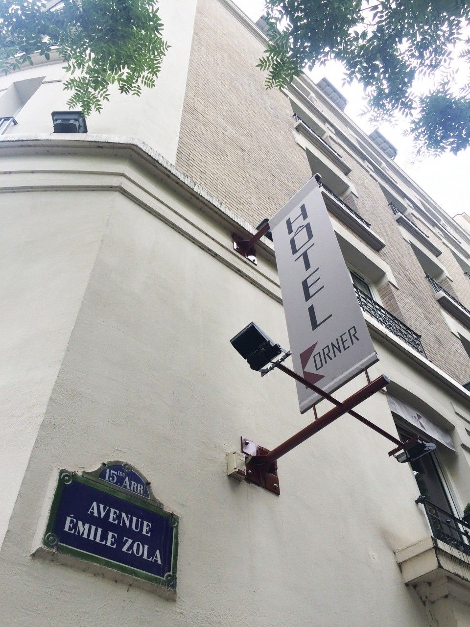Hotel Korner Eiffel Париж Экстерьер фото